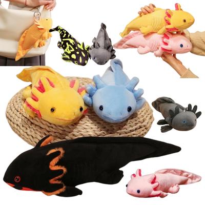 23-80CM Sevimli Yumuşak Sevimli Hayvan Bebek Peluş Oyuncak Semender Çanta Kolye Altıgen Dinozor Karikatür Bebek Çocuklar Noel Hediyeleri Anime