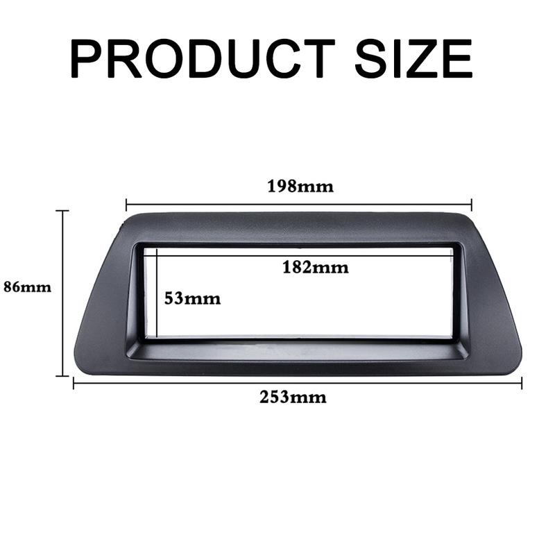 One Din Car Radio Fascia For FIAT Bravo Fascia Radio CD DVD Stereo Panel Dash Mount Installation Trim Kit Frame Plate Bezel