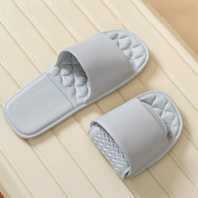 Folding Slippers for Women, Summer Indoor Home Anti Slip EVA Portable Travel Slippers