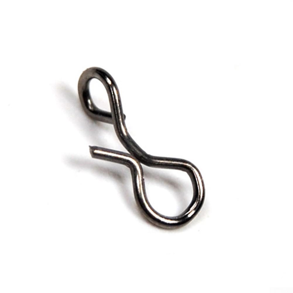 50Pcs Fly Fishing Karabinerhaken Links Connectors Angeln Swivels Hooked Snap 50Pcs Fly Fishing Karabinerhaken Links Connectors Angeln Swivels Hooked Snap