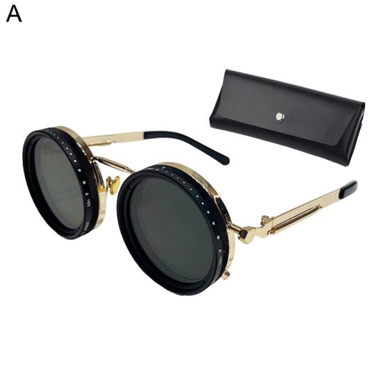 Malé okrúhle polarizované slnečné okuliare pre mužov ženy 1-9 stupňov nastaviteľný odtieň slnečné okuliare s ND filtrom šošovky na pláž, do tieňa, na rybolov, na šoférovanie