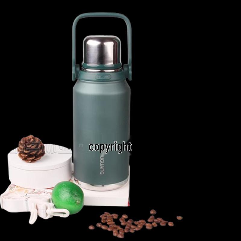 Термобутылка с соломинкой Fuguang из нержавеющей стали 316L