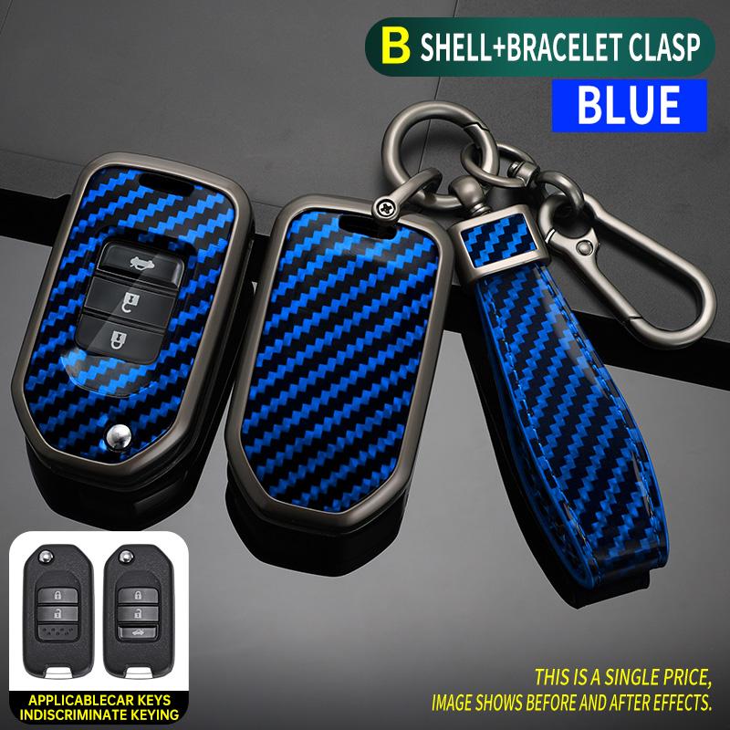 Custodia protettiva in lega per chiave telecomando auto per Honda Civic HRV CRV XRV CR-V Crider Odyssey Pilot Fit Accord 2 3 pulsanti