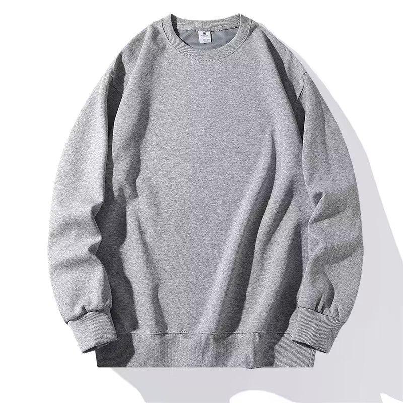 

Мужской толстовка с круглым вырезом, плотность 320 г, однотонный унисекс топ для дома M