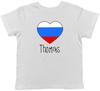 Personalised Football Russia Flag Childrens Kids T-Shirt Boys Girls