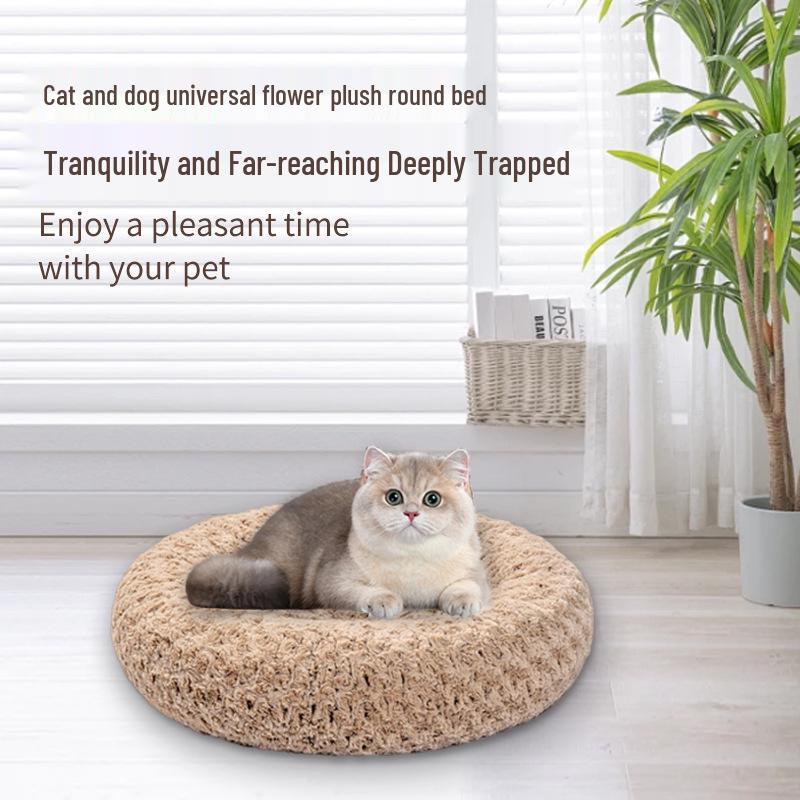 

Durable, Washable Pet Mats: Warm, Scratch-Resistant, Removable Covers for Cats and Dogs S: 40x40x14cm