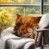 Autumn Plants Pillowcase Bedroom Sofa Cushion Cover 100% Polyester Living Room Cushion Pillowcase Home Decor