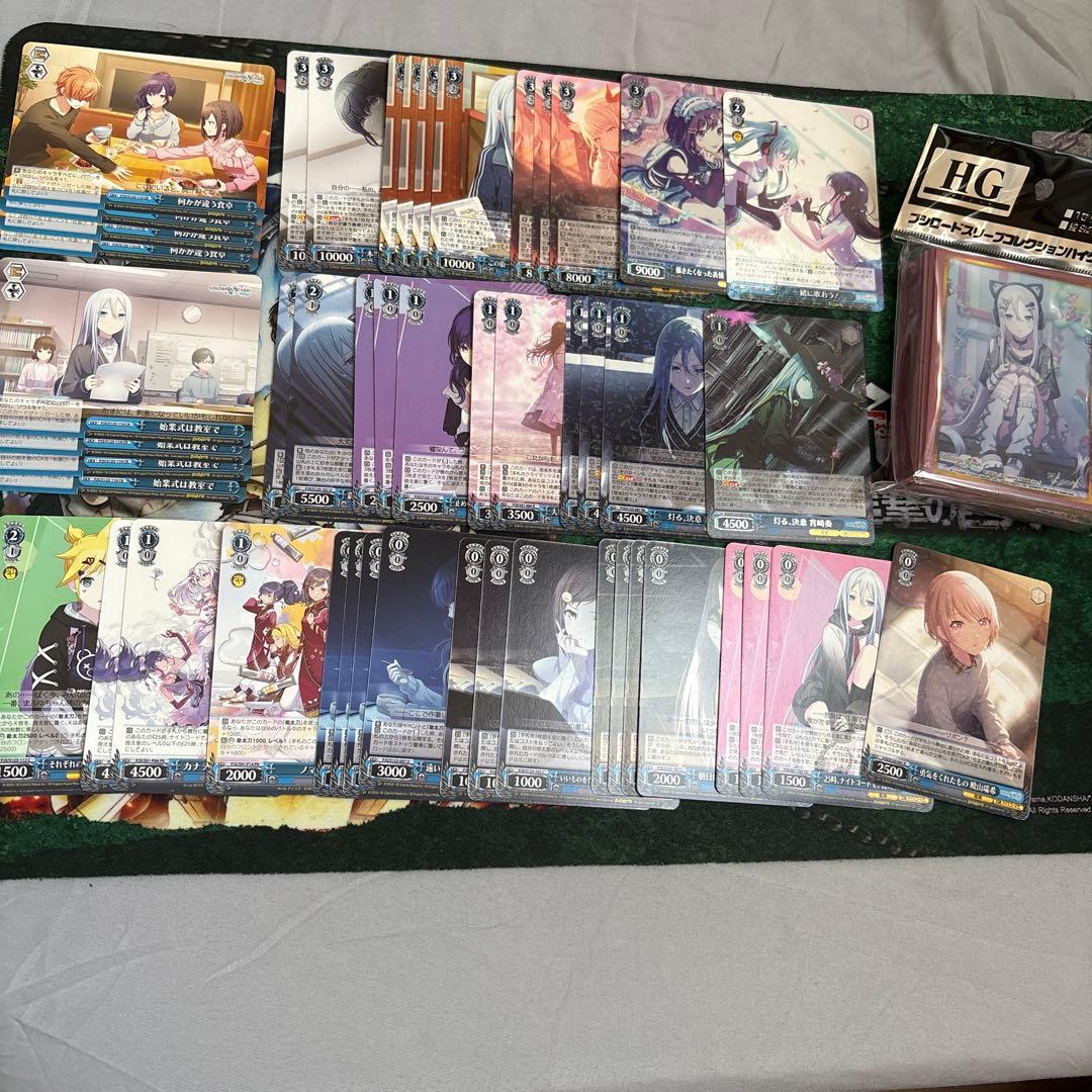 [Competitive Construction/High Rare] Weiss Schwarz Deck Proseca + New Sleeve