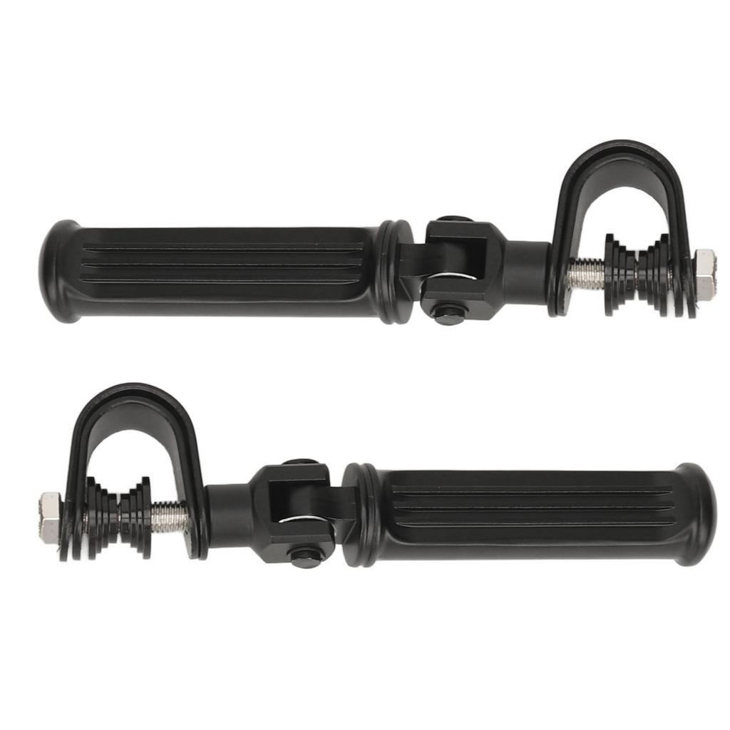 Motorcycle Highway Foot Pegs 25mm To 32mm Aluminum Alloy Universal Fit Engine Crash Bar Footrest