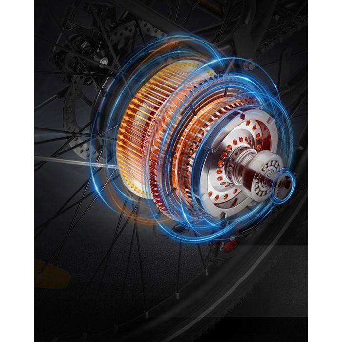 SAMEBIKE - RS-A01 Pro-T - Elektrische Fiets - Motor 500W - Batterij 36V 15Ah - Max Snelheid 25 km/u - 90KM Actieradius - Wit