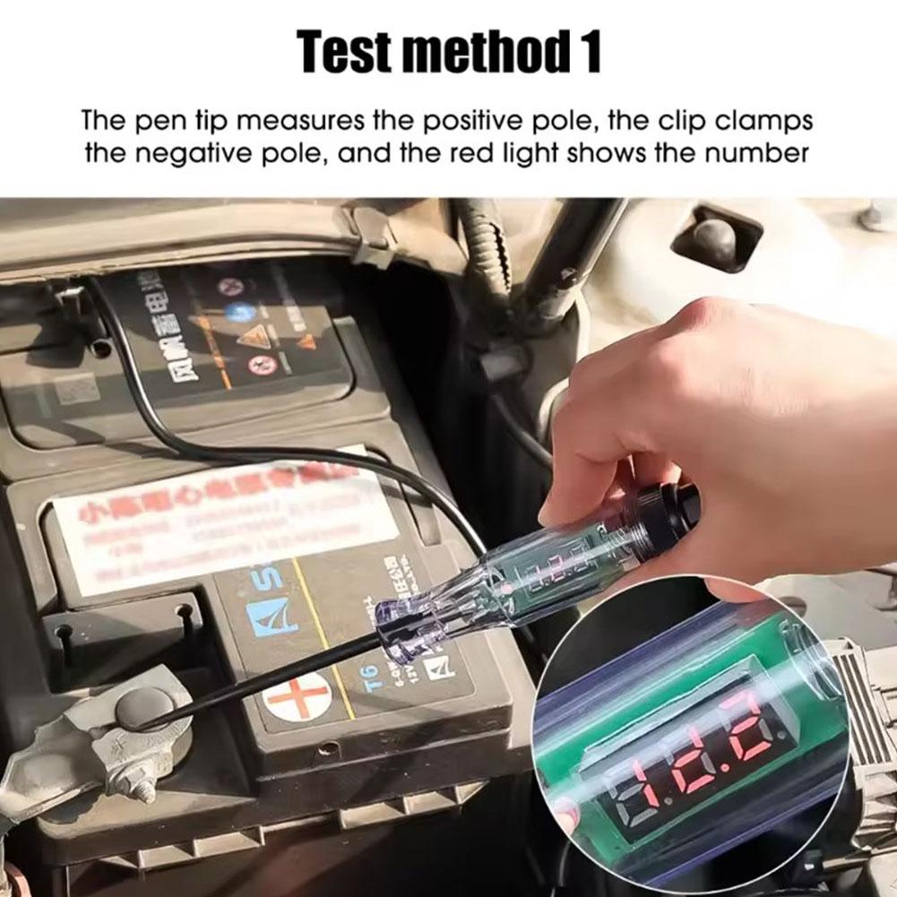 12V/24V Detector Digital Display Voltage Circuit Tester Auto Diagnostic Multifunction Car Diagnostic Probe Test Pen
