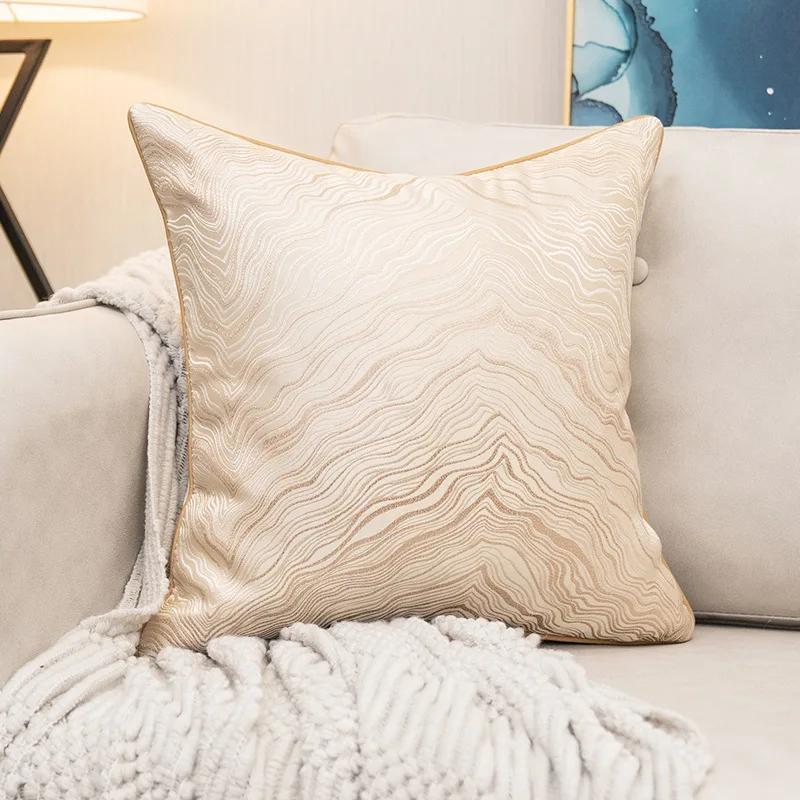 Luxury Sofa Cushion Pillow Nordic Style European Luxury Pillow Model Room Villa Living Room High Grade Pillow Case