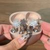 Creative Gift Rotatable Headphone Diameter Buckle DIY Zircon Headphone Decoration Clip Removeable Decorative Earbud Accessories