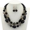Noble Beaded Necklace Fashion Wear-resistant Ideal Gift Female Dangle Earrings Set