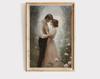 Pride and Prejudice Wall Art Print Canvas Oil Painting Elizabeth Bennet and Mr Darcy Cottagecore Posters Home Decor