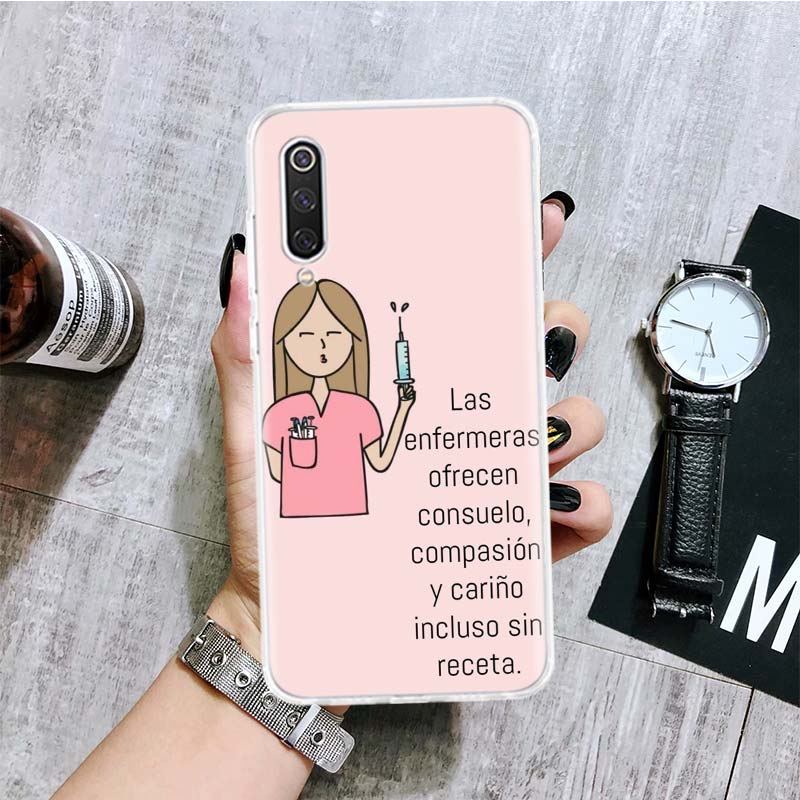 Funny Medicine Nurse Doctor Phone Case For Xiaomi Redmi Note 15 14 13 12S 12 Pro Plus 11S 11E 11 11T 10S 10 Art Soft Pattern Cov