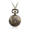 Retro Ball Metal Steampunk Quartz Necklace Pendant Chain Small Pocket Watch