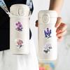 200-Count Holographic Flower Laser Glitter Stickers - Cartoon Style with Hot Stamping for Gift Box Sets
