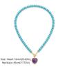 Malachite Beads Stone Necklaces Dopamine Color Colored Stone Charms Jewelry  Beach