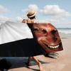 A-Aphex Twin Mikrofaser Bedrucktes Strandtuch Bergsteigen Yoga Strand Schwimmen Laufen Saugfähiges Weiches Handtuch