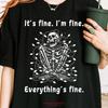 Skeleton T Shirt Xmas Funny Christmas Holiday Santa Vintage Designer Clothes Top For Everyday Wear Soft Fashion