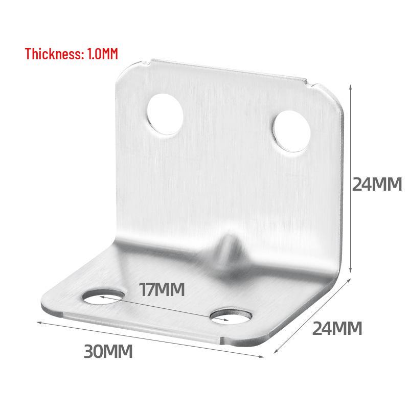 Kostenloser Versand 90° L-förmige Winkel für Holzregale, Tische, Stühle, Schränke, Kleiderschränke und Eisenstützen