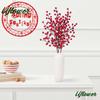 1/3PCS Artificial Red Berry Branches  for Home Tabletop Festivals Wedding Party DIY Craft Decor Christmas New Year Decoration