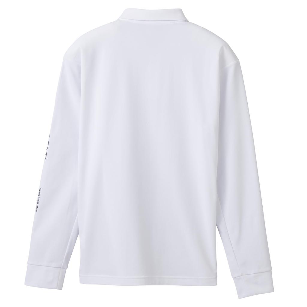 Move Sports Long Sleeve Polo Shirt S.F.TECH ST4FLSZ1MB_WH00_O