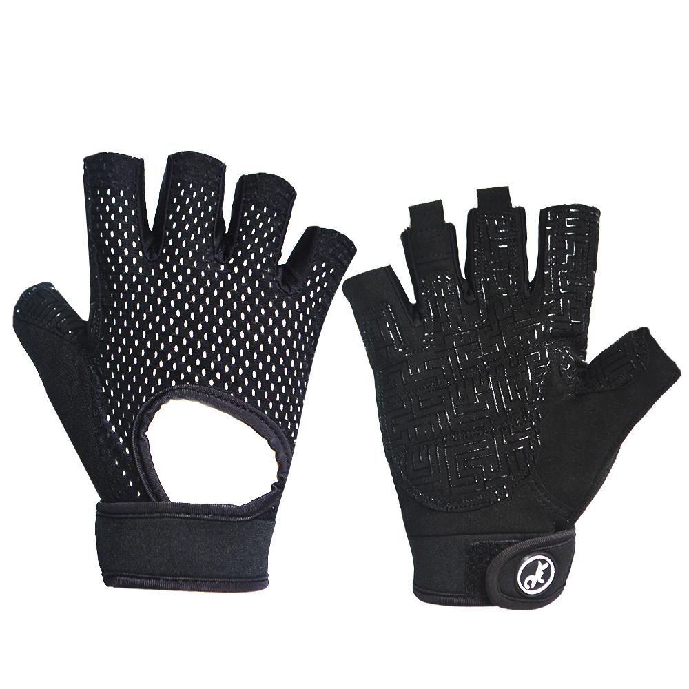 

Велосипедные перчатки Летние дышащие велосипедные перчатки с половиной пальца Противоскользящие противоударные износостойкие велосипедные перчатки для мужчин и женщин XL чёрный