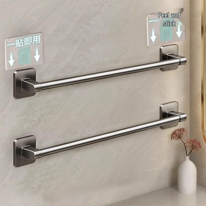 Punch-Free Wall-Mounted Multi-Functional Bathroom Storage Rack