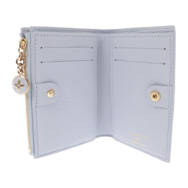 LOUIS VUITTON M14654 Bifold Wallet Azure blue Monogram Ann Platt Women