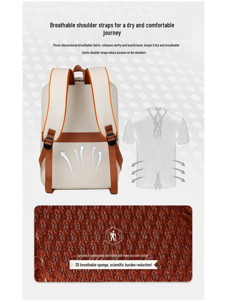 Women's High-end Cross-border Laptop Backpack - Large Capacity for Casual Business Trips