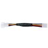 24TE Upgrades PC Case Fan  Speed Reduction Quiet  Adapters  Resistors Cable Quiet Mode Simple Installation for PC Fan 
