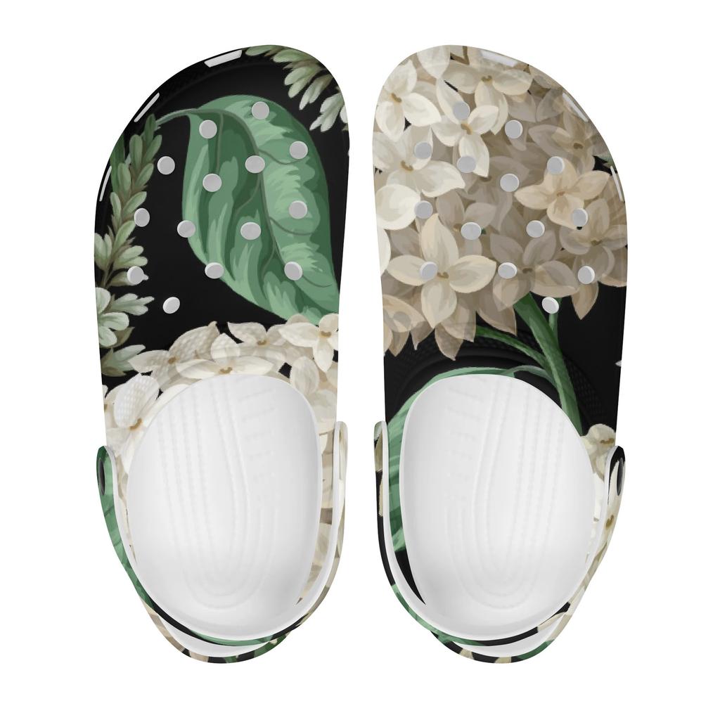 Cute Printed EVA Clogs Sandals Women Men Flexible Lightweight Slip On Casual Slippers Soft Sole Summer Shoes Leisure Wear
