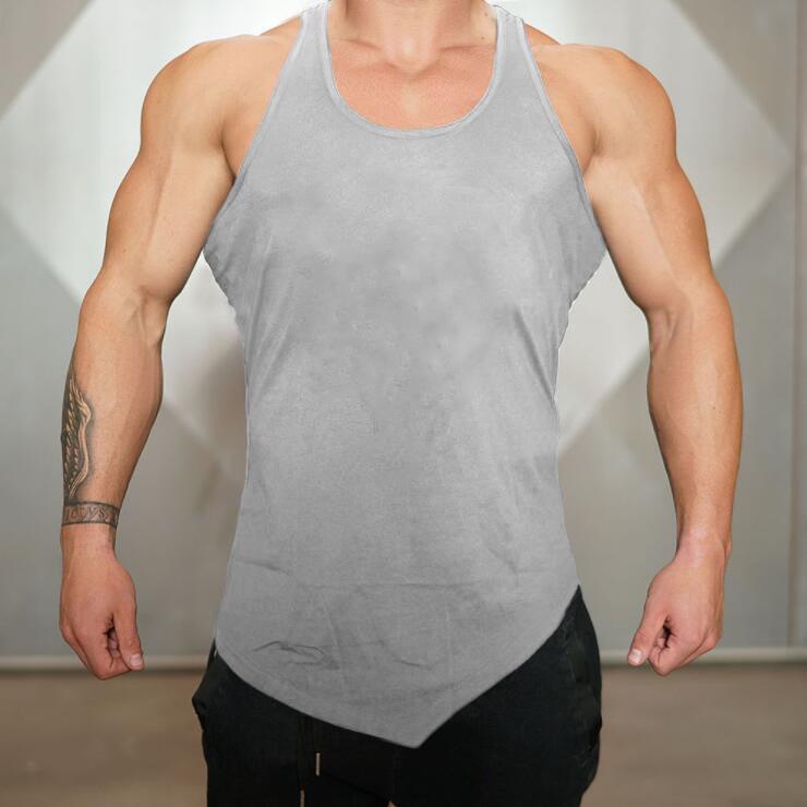 Men'S Summer New Style Men'S Thin Breathable Sports Fitness Sleeveless Knitted Shirt Casual Loose Knitted Tank Top