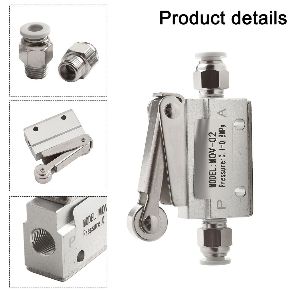 On-Off Valve 45.1*16.1*26 47.5 mm Mechanical Valve Efficient Air Flow Control Working Pressure 0-0.85 MPA Air Control System