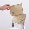 Transparent Acrylic Desktop Letter Organizer For Office Home Clear Paperworks Storage Rack for Folders Books Bill