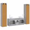 Bathroom Furniture Set 5 Pieces Grey Sonoma 33 x 34.5 x 160 cm