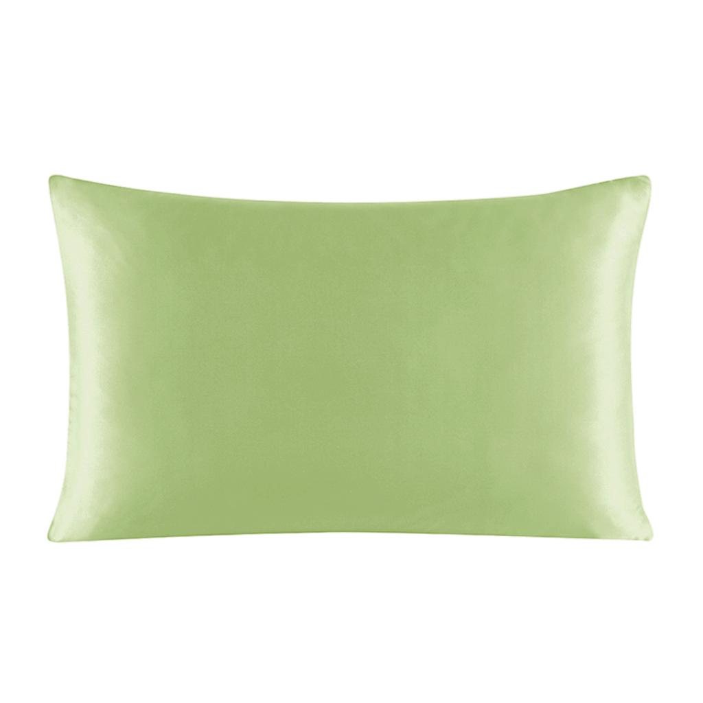 One Side 100% Mulberry Silk Pillowcase with Hidden Zipper Solid Color Pillow Case for Sleep and Skin Care
