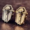 Retro Carved Copper Skull Charm Paracord Pendant Ornament For Handmade Craft Costume Decoration Jewelry Making Sewing