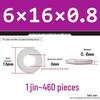 Extra Thick Galvanized Iron Flat Washer, Round, M3-M62