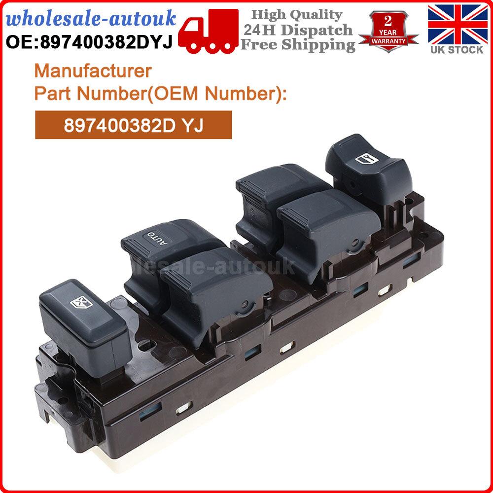Right ELECTRIC POWER WINDOW MAIN MASTER CONTROL SWITCH FOR ISUZU D-MAX 2003-2011