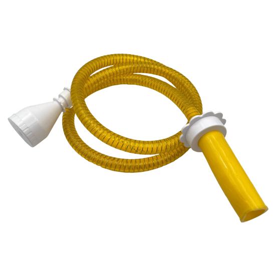 

Насадка-лейка для ванны, портативная душевая лейка для собак, адаптер, не требует установки, инструмент для быстрого купания и ополаскивания жёлтый