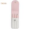TBH 3Pcs Point Slant Flat Stainless Steel Eyebrow Tweezers Hair Removal Clips Set