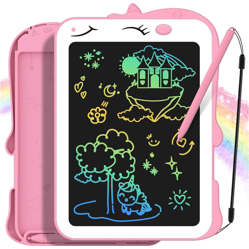 8.5 Inch Unicorn Colorful LCD Writing Tablet for Kids,  Doodle Drawing Board, Learning Travel Essential Toy Birthday Gift 3+