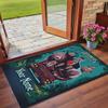 Crystal Velvet Rug Custom Name Text, Soft Non Slip Floor Mat Home DecorThe Addams Family
