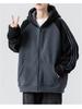 Men's Double-Sided Fleece Hoodie: Autumn/Winter Trendy, Loose-Fit, Thick, Warm Jacket