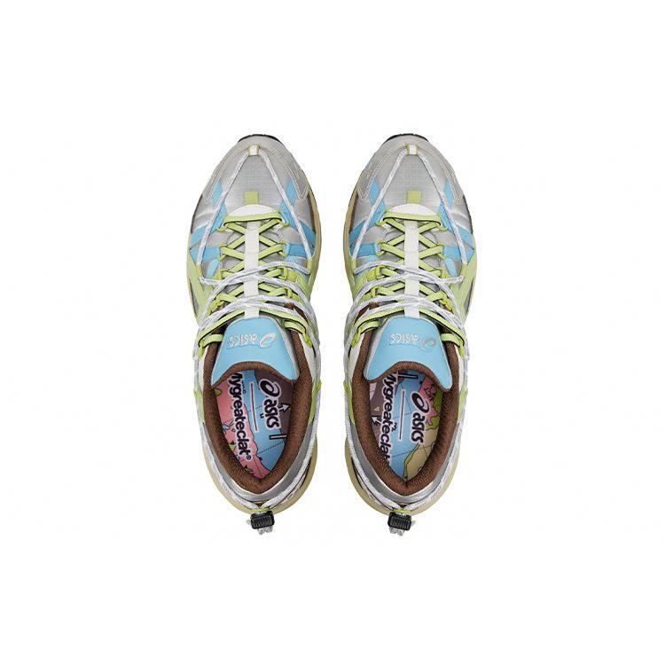 Asics Myge X Gel-Kahana Tr V2 Διχτυωτό Συνθετικό Δέρμα Εξωτερικού Χώρου Λειτουργικά Y2K Ρετρό Υγρό Ασημί Χαμηλά Lifestyle Casual Παπούτσια 1203A260-020