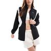 Puma Trainings-Colorblock-Retro-Sport-Zip-Jacke Damenjacken Schwarz 526421-01
