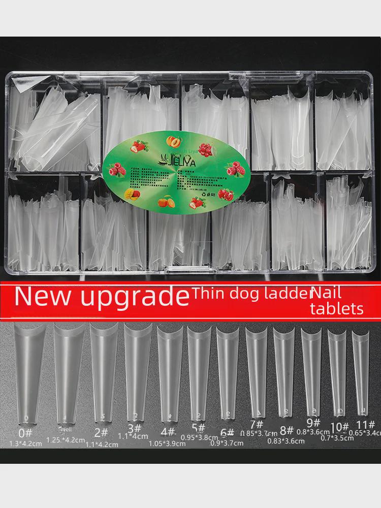 Ultra-Thin Handmade Long Ladder Nail Art Patch